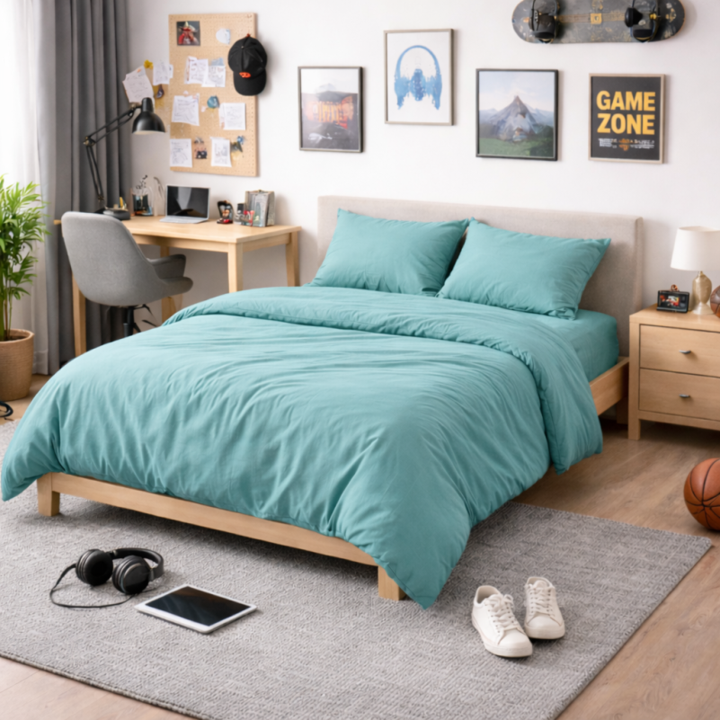 Комплект постельного белья Сатин TEENAGER Satin Light Pro 10-015 Sea wave