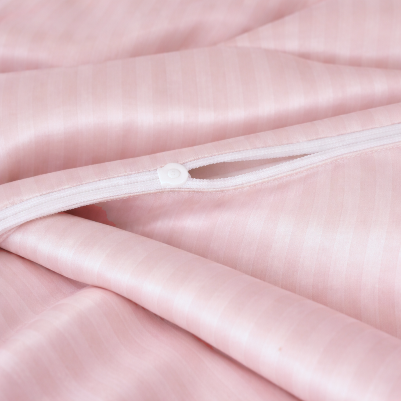 Комплект постельного белья Сатин JUNIOR Satin Stripe 30-0007 Pink - 8