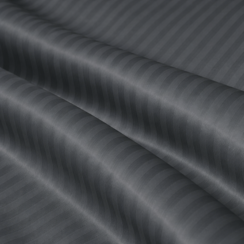 Комплект постельного белья Сатин JUNIOR Satin Stripe 30-0012 Dark Gray - 6