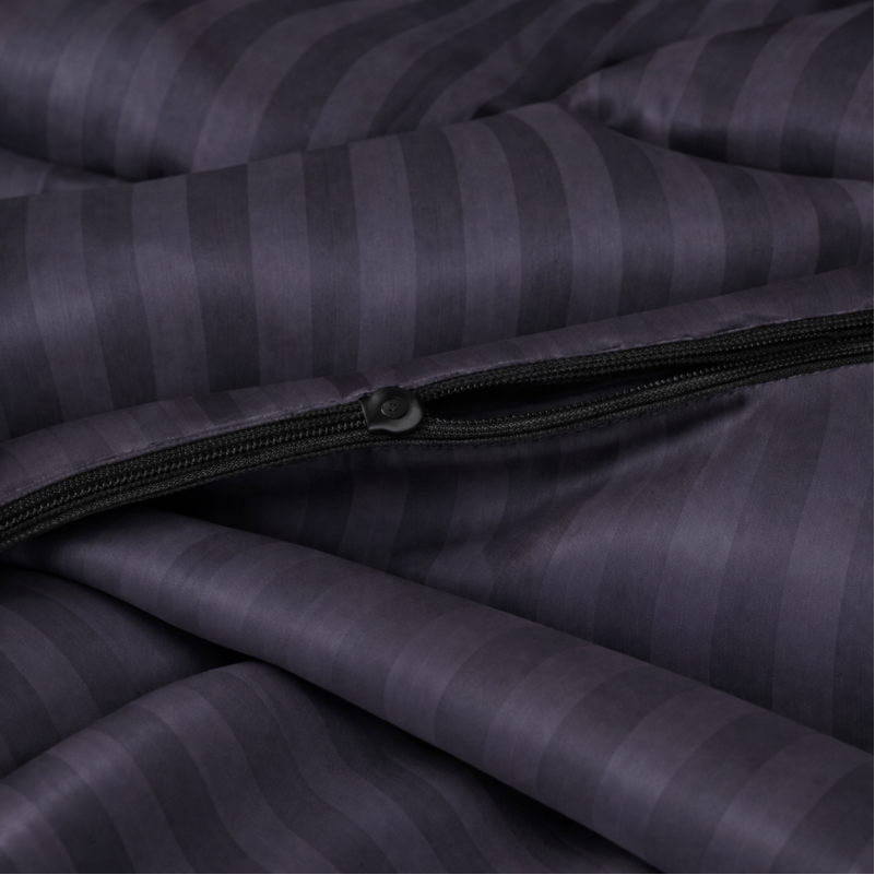 Комплект постельного белья Сатин JUNIOR Satin Jacquard "Graphite" - 8