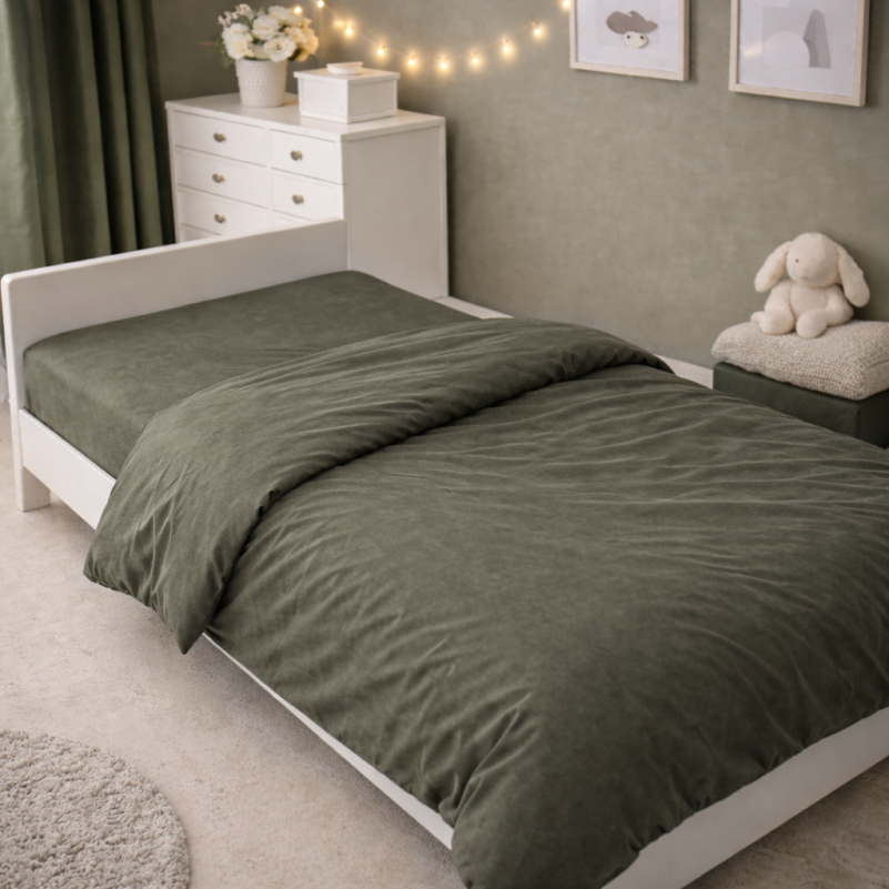 Комплект постельного белья Ranforce Elite JUNIOR 16-7000 Green Grey - 5