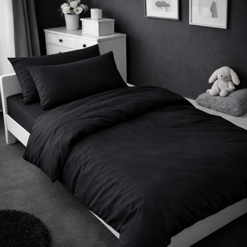 Комплект постельного белья Бязь JUNIOR 16-9000 Black Stone