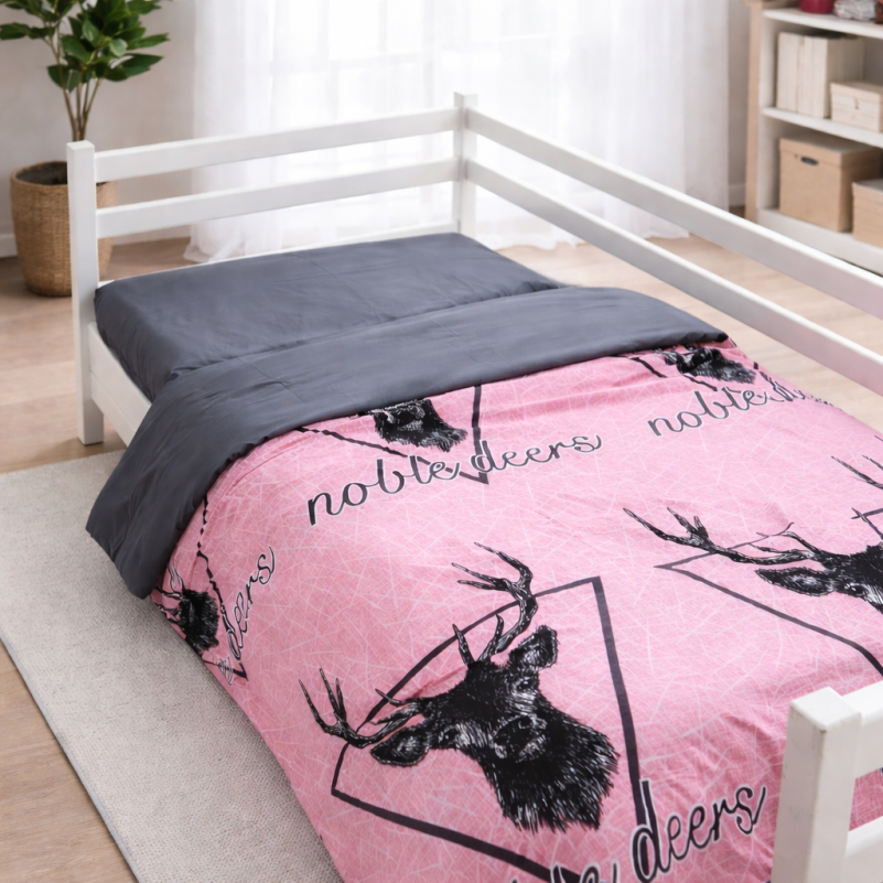 Комплект постельного белья Бязь JUNIOR 17-0516 Noble deers pink - 7