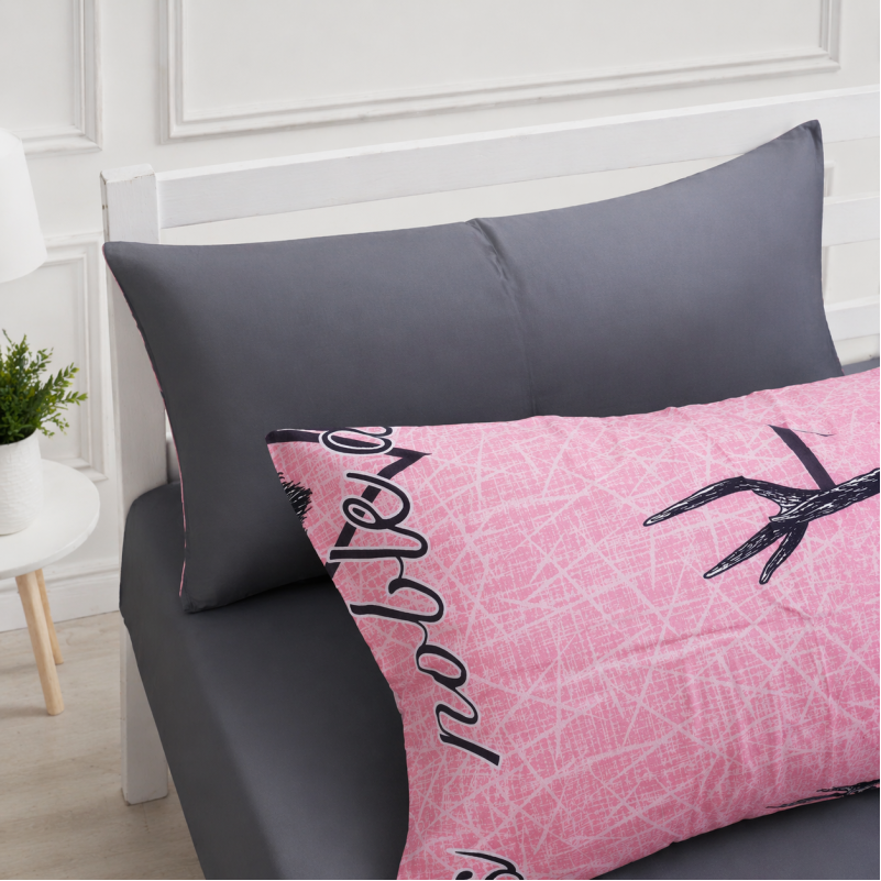 Комплект постельного белья Бязь JUNIOR 17-0516 Noble deers pink - 4