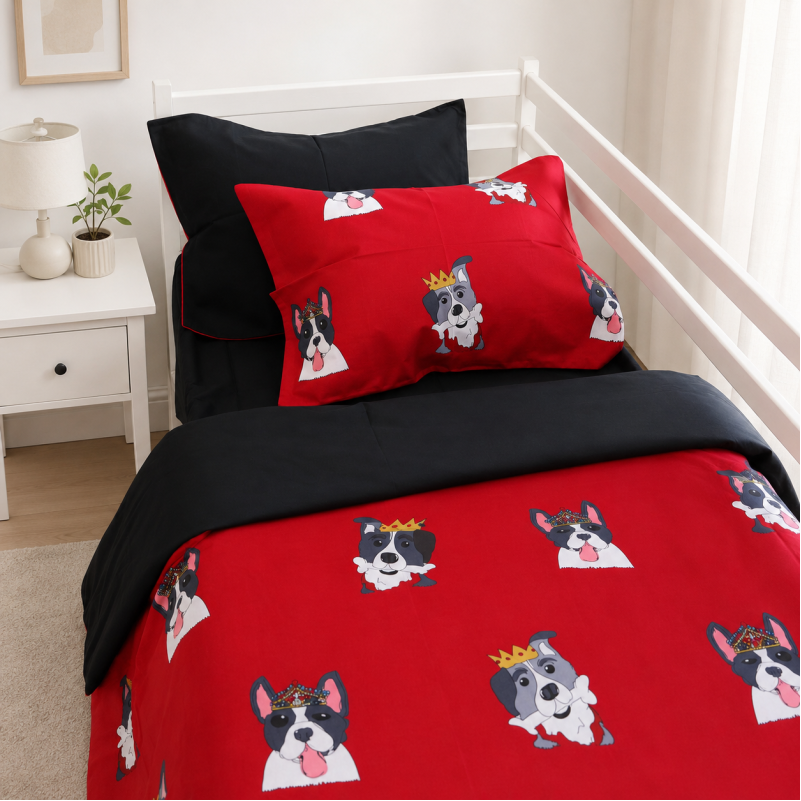 Комплект постільної білизни Ranforce Elite TEENAGER 17-0568 Kings of dogs Фото - 8