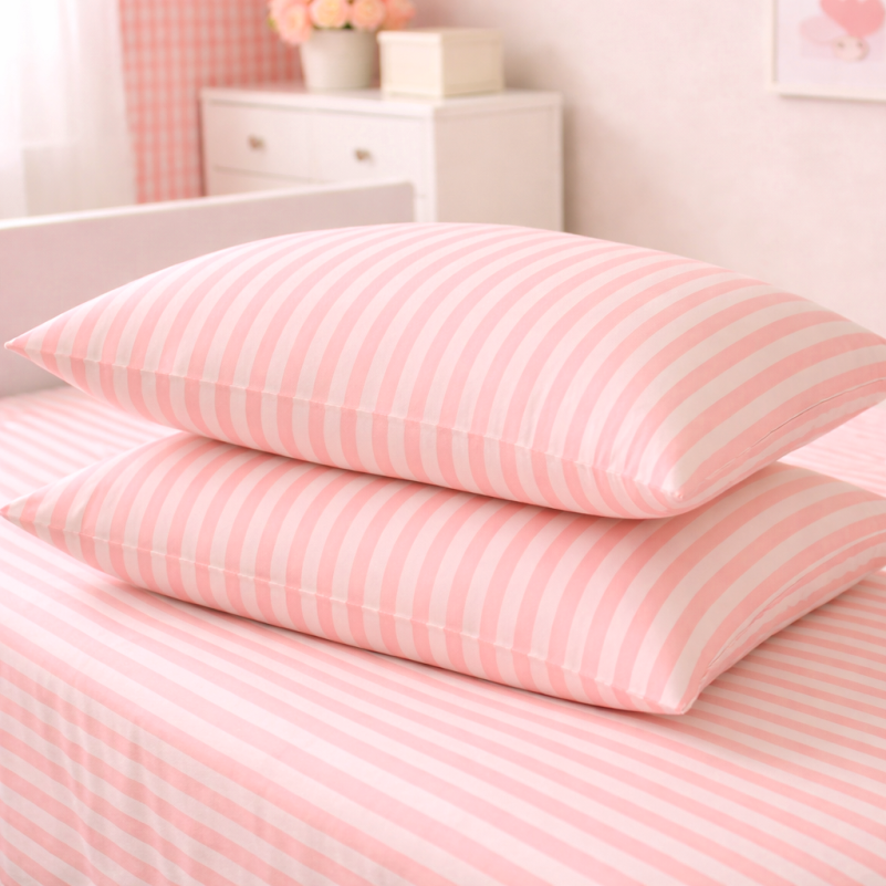 Комплект постельного белья  Бязь JUNIOR 17-0607 Stripe Pink - 4