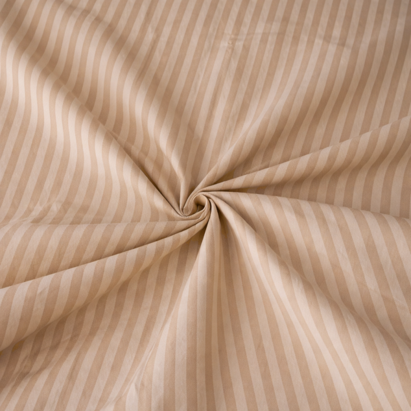 Комплект постельного белья  Бязь JUNIOR 17-0610 Stripe Light Brown - 7