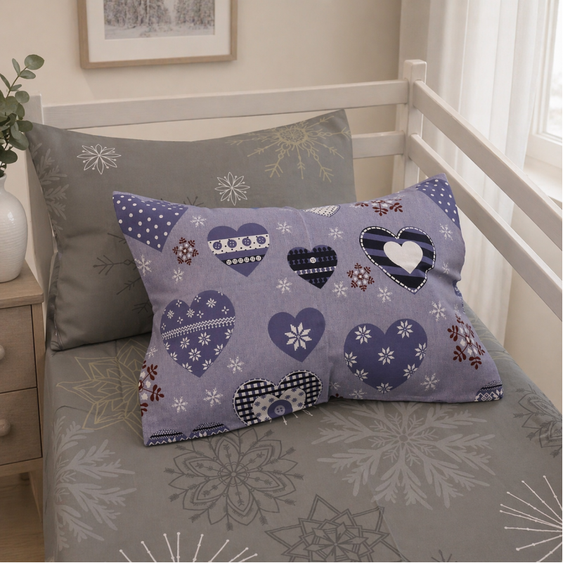 Комплект постельного белья Бязь JUNIOR 17-0655 Snowflake - 4