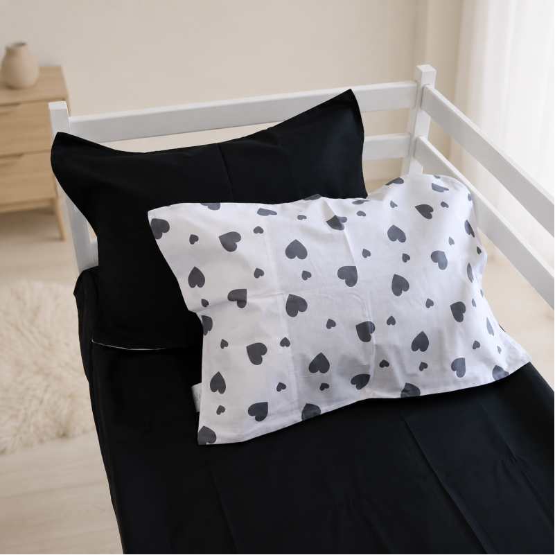 Комплект постельного белья Бязь TEENAGER 17-0669 Black and White Love - 4
