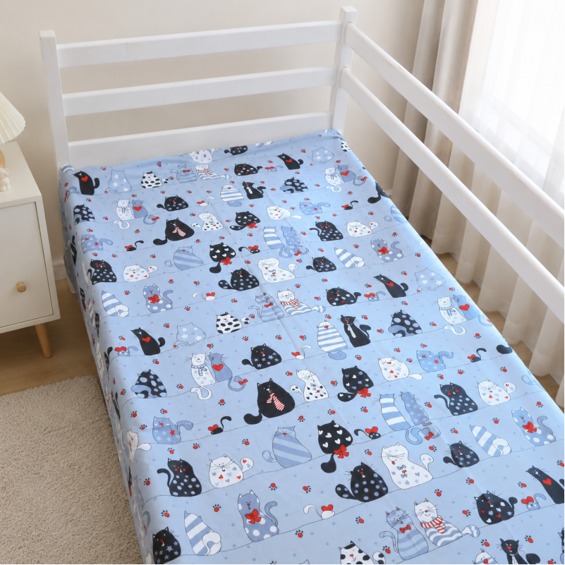 Комплект постельного белья Бязь TEENAGER 17-0671 With Love, Cats - 4