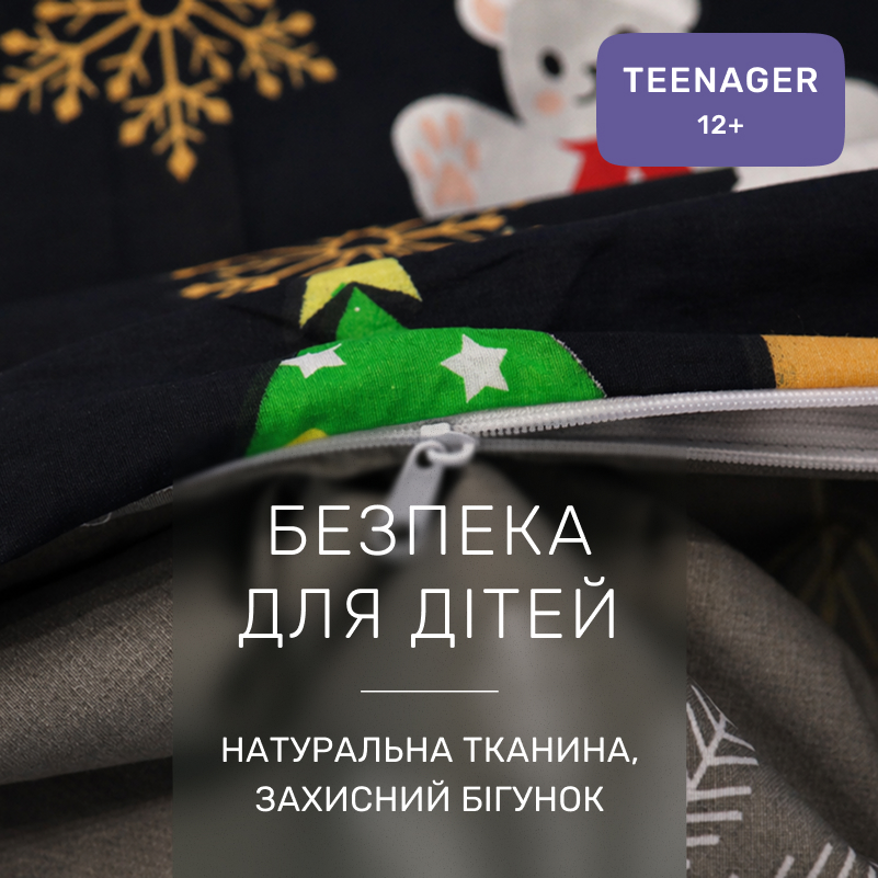Комплект постельного белья Ranforce Elite TEENAGER 17-0678 Frosty Fun - 2