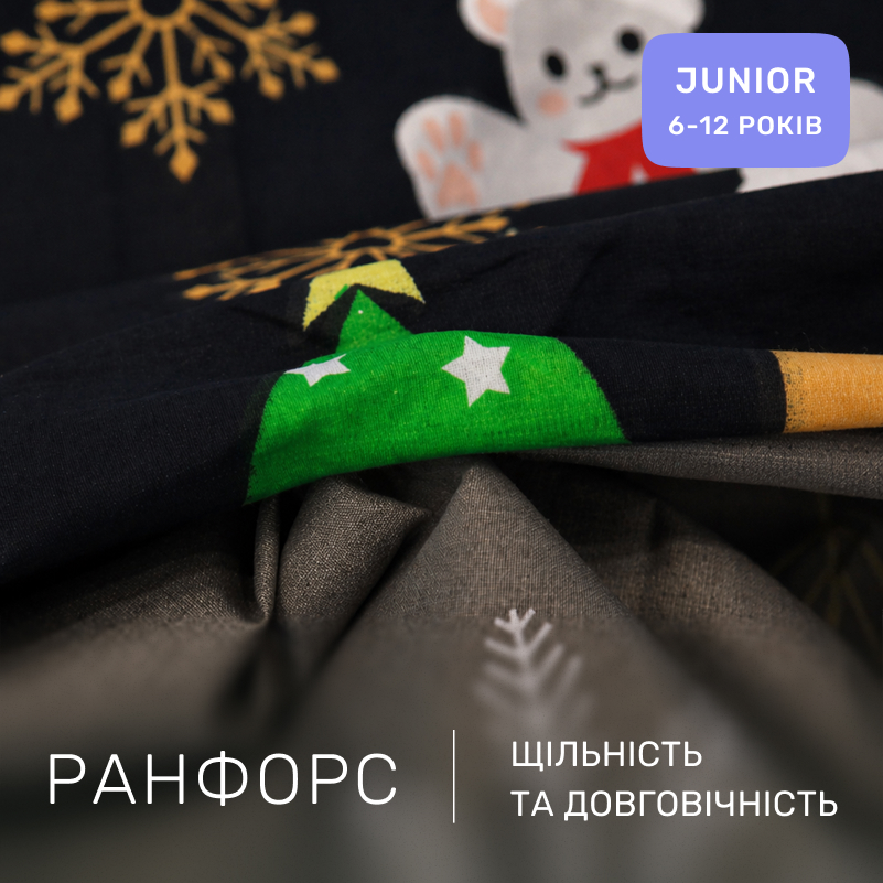 Комплект постільної білизни Ranforce Elite JUNIOR 17-0678 Frosty Fun - 1