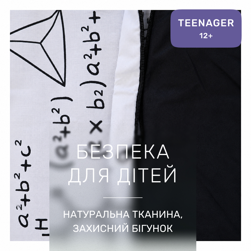 Комплект постельного белья Бязь TEENAGER 17-0732 Atomic Grid - 2