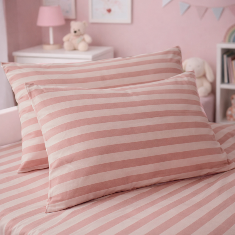 Комплект постельного белья Бязь JUNIOR 17-0773 Nude stripes - 4