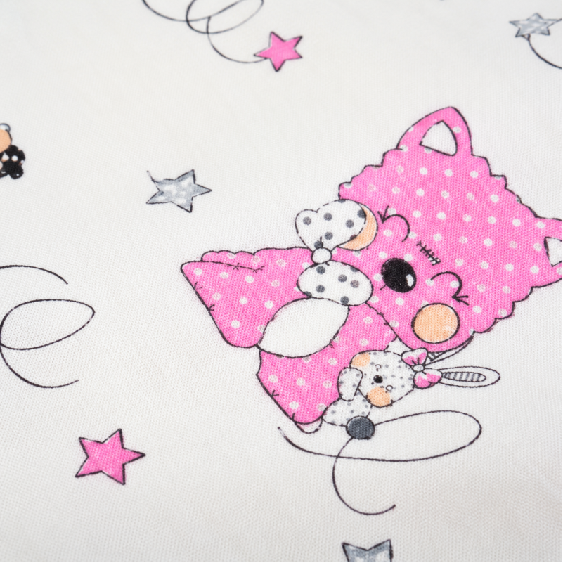 Комплект постельного белья Ranforce Elite TEENAGER 17-0776 Magic cats pink Фото - 9