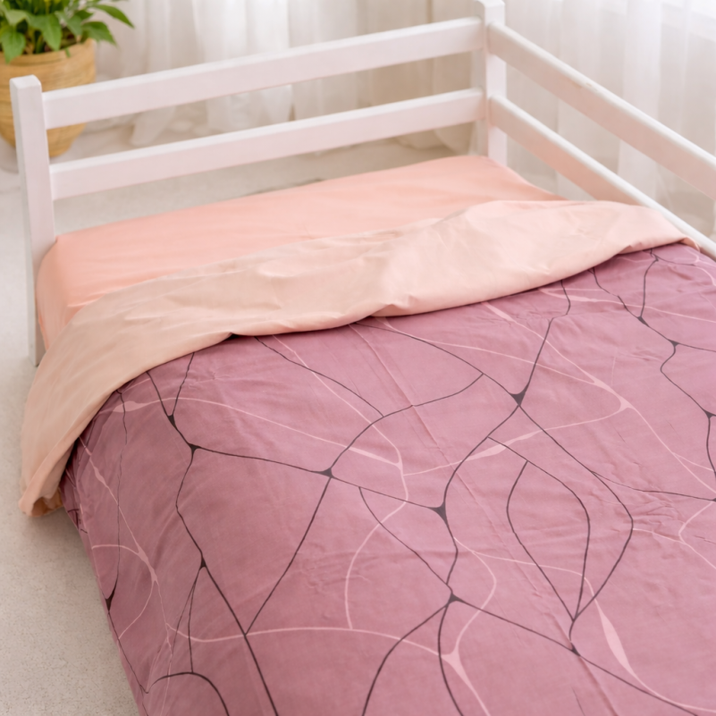 Комплект постельного белья Ranforce Elite TEENAGER 17-0810 Accents pink - 7