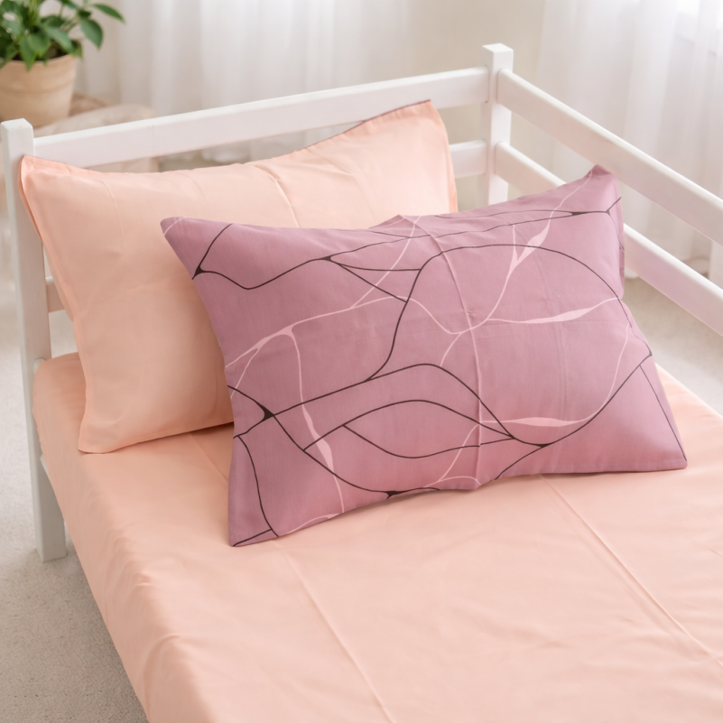 Комплект постельного белья Ranforce Elite TEENAGER 17-0810 Accents pink - 5