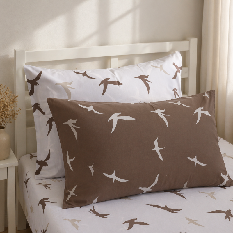 Комплект постельного белья Ranforce Elite JUNIOR 17-0826 Flying birds brown - 4