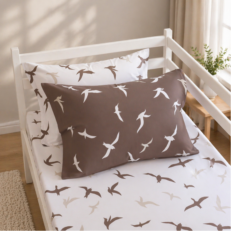 Комплект постельного белья Ranforce Elite JUNIOR 17-0826 Flying birds brown - 6