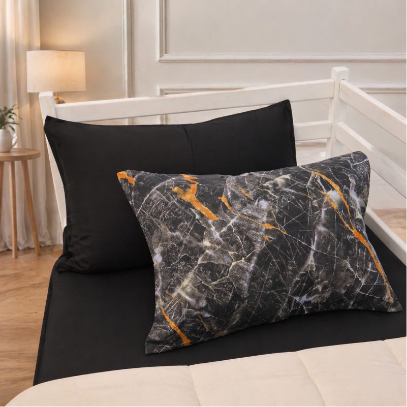 Комплект постельного белья Ranforce Elite TEENAGER 17-0833 Marble texture - 4