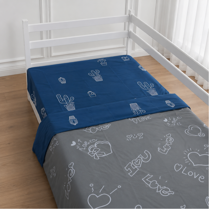 Комплект постельного белья Ranforce Elite TEENAGER 17-0844 Love Notes Фото - 7