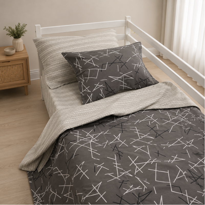 Комплект постельного белья Ranforce Elite TEENAGER 17-0906 Scandi Lines