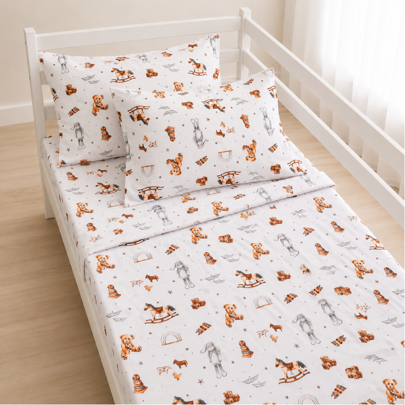 Комплект постельного белья Бязь JUNIOR 17-0972 Little Stories