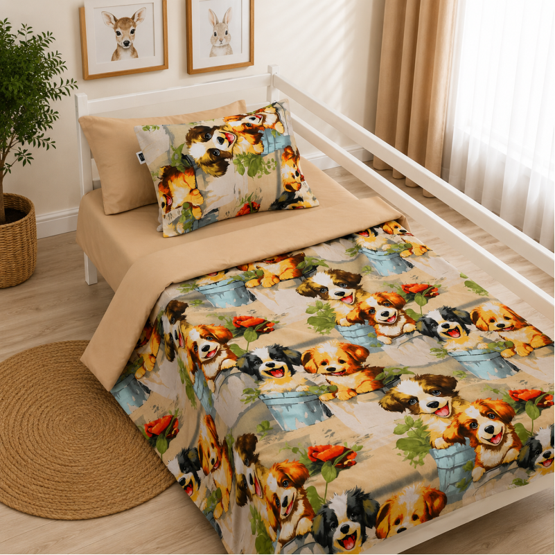 Підковдра Бязь 17-0983 Puppy Picnic - 1