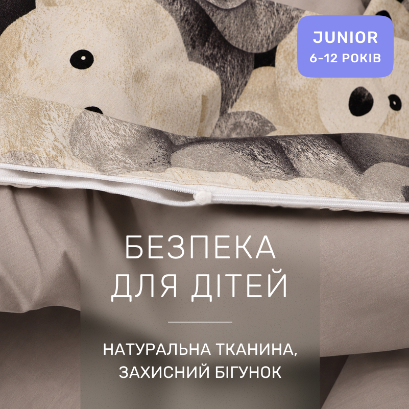 Комплект постельного белья Ranforce Elite JUNIOR 17-0984 Teddy Cloud - 2