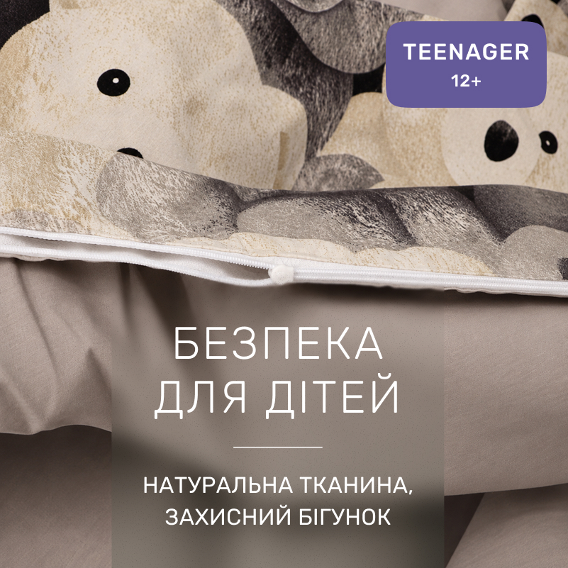 Комплект постельного белья Ranforce Elite TEENAGER 17-0984 Teddy Cloud - 2