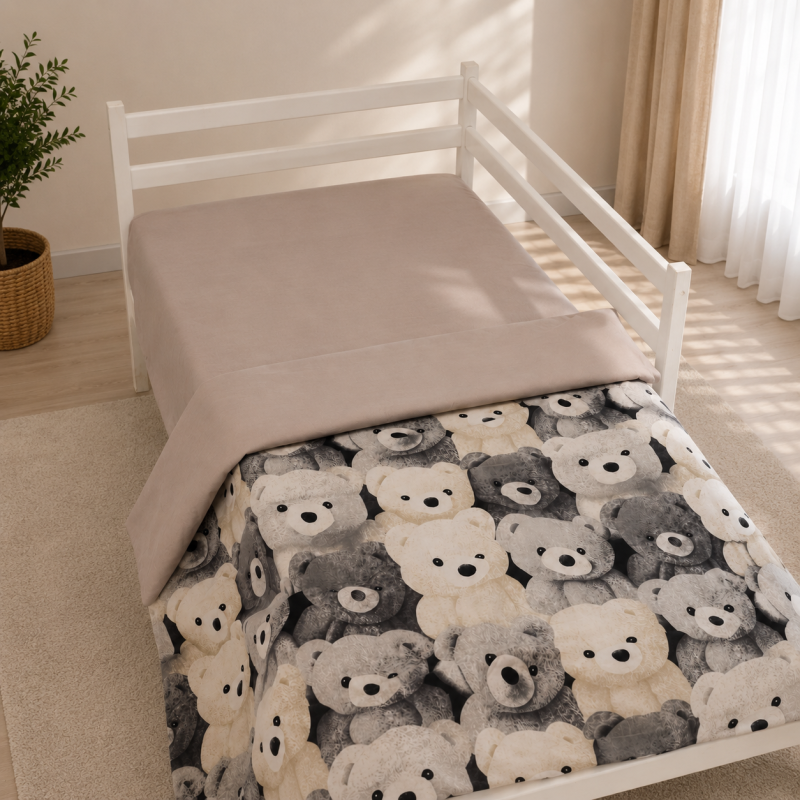 Підковдра Бязь 17-0984 Teddy Cloud