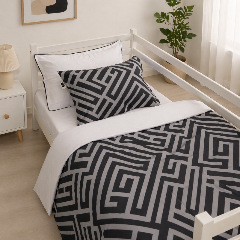 Комплект постельного белья Сатин TEENAGER 22-1395 Geometric Design - 8