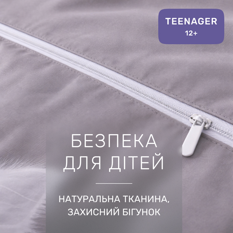 Комплект постельного белья Сатин TEENAGER Kids Time 22-1402 Silvery Cats - 2