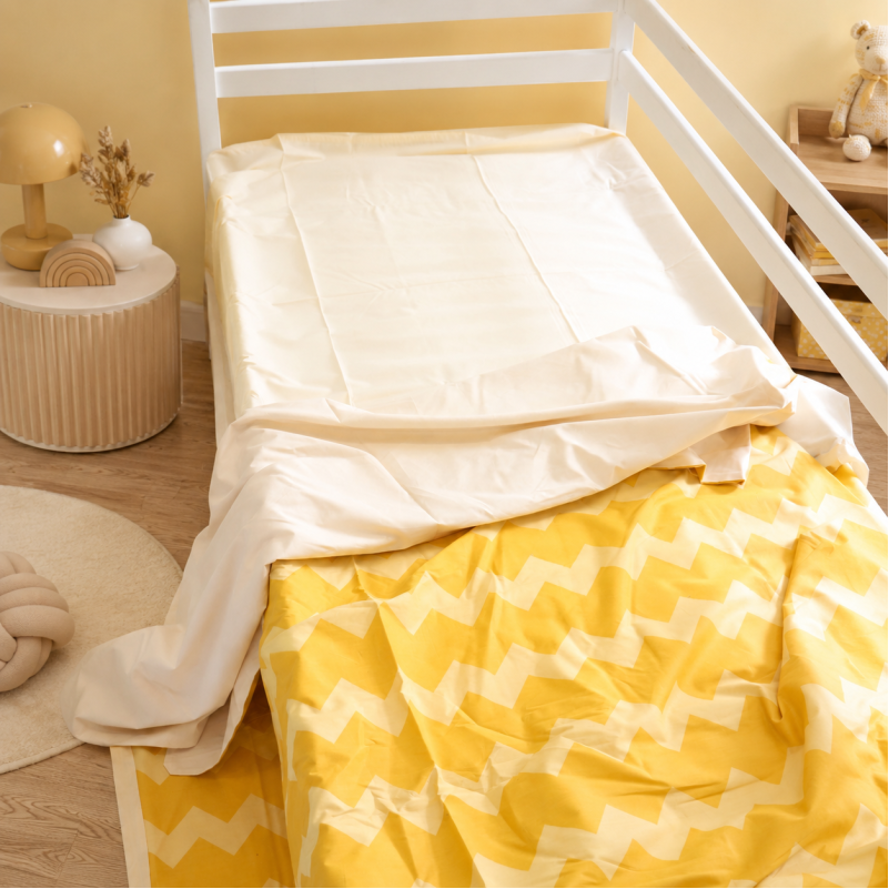 Комплект постельного белья Сатин TEENAGER 22-1406 Yellow Waves Фото - 7