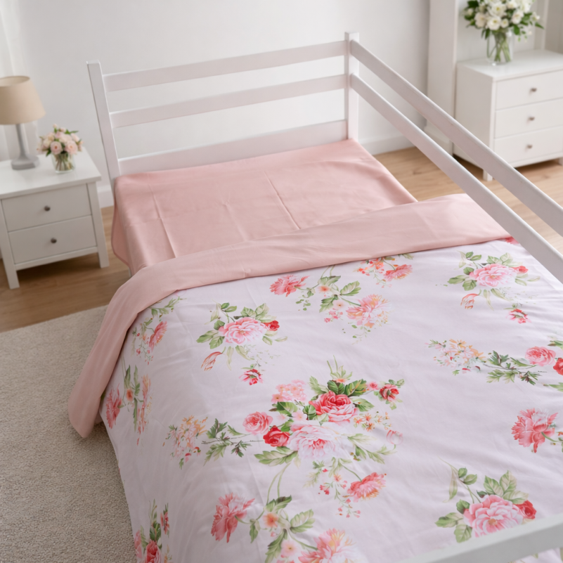 Комплект постельного белья Сатин JUNIOR 22-1408 Spring Flower - 7