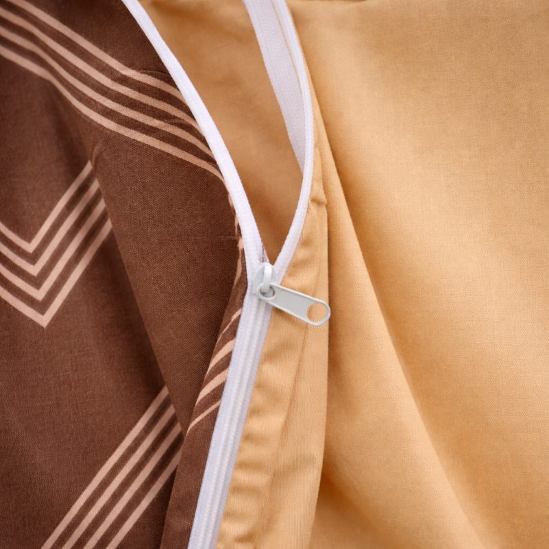 Комплект постельного белья Сатин JUNIOR 22-1413 Brown Geometry - 8