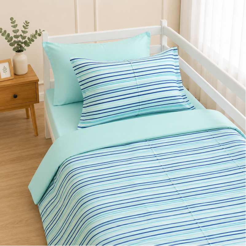 Комплект постельного белья Сатин TEENAGER 22-1432 Wave Freshnessl Фото - 7