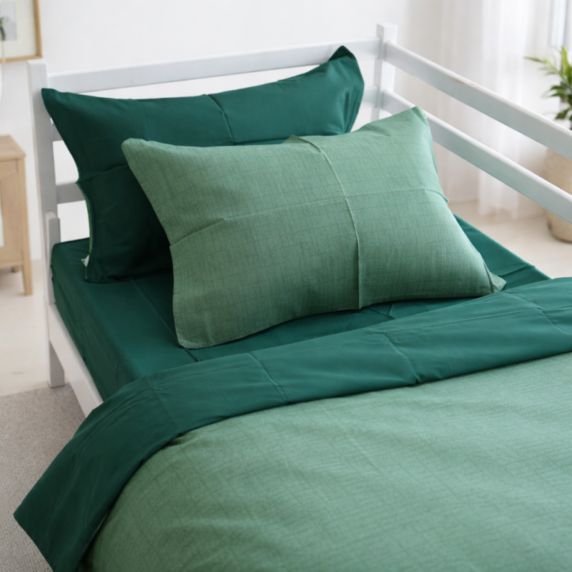 Комплект постельного белья Сатин JUNIOR 22-1445 Green Marble