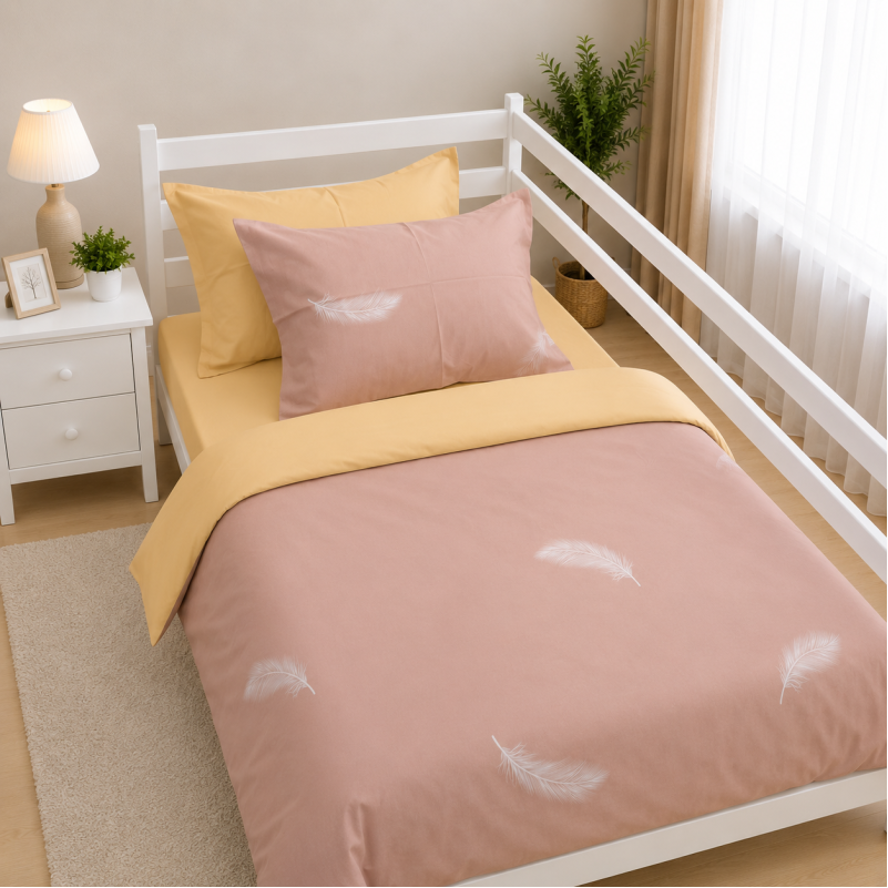 Комплект постельного белья Сатин TEENAGER 22-1454 Silk Feather creamy