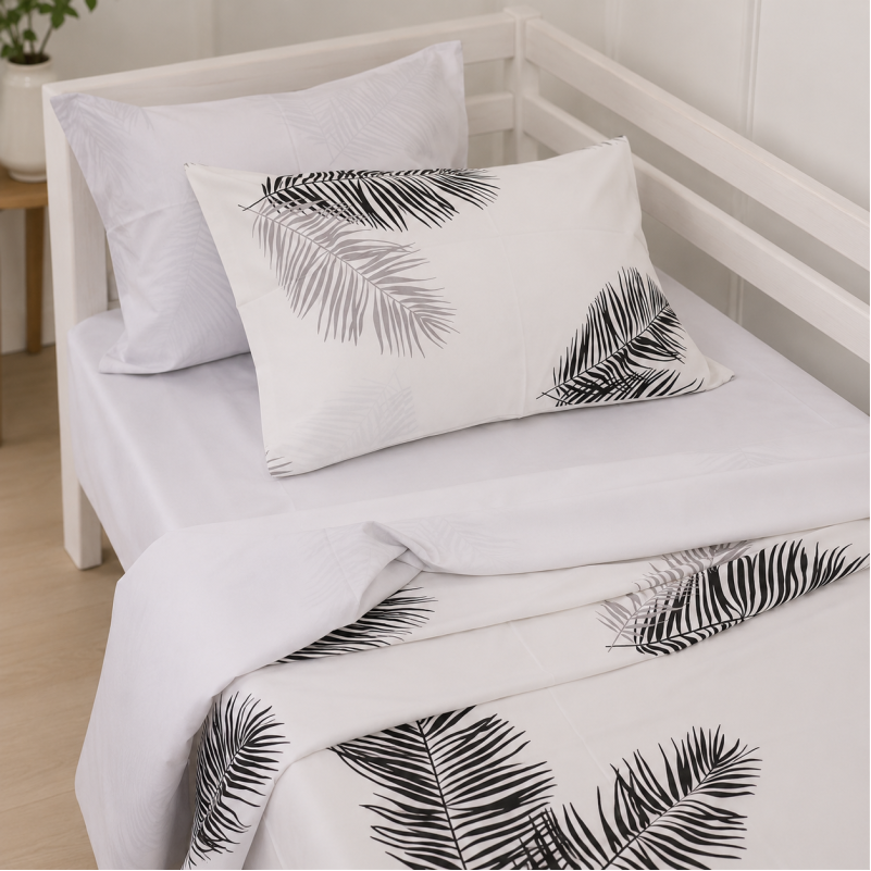 Комплект постельного белья Сатин TEENAGER 22-1458 Feather Luxe white Фото - 7