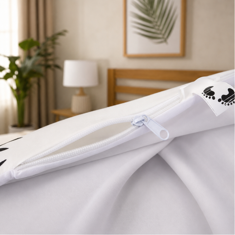 Комплект постельного белья Сатин TEENAGER 22-1458 Feather Luxe white Фото - 9