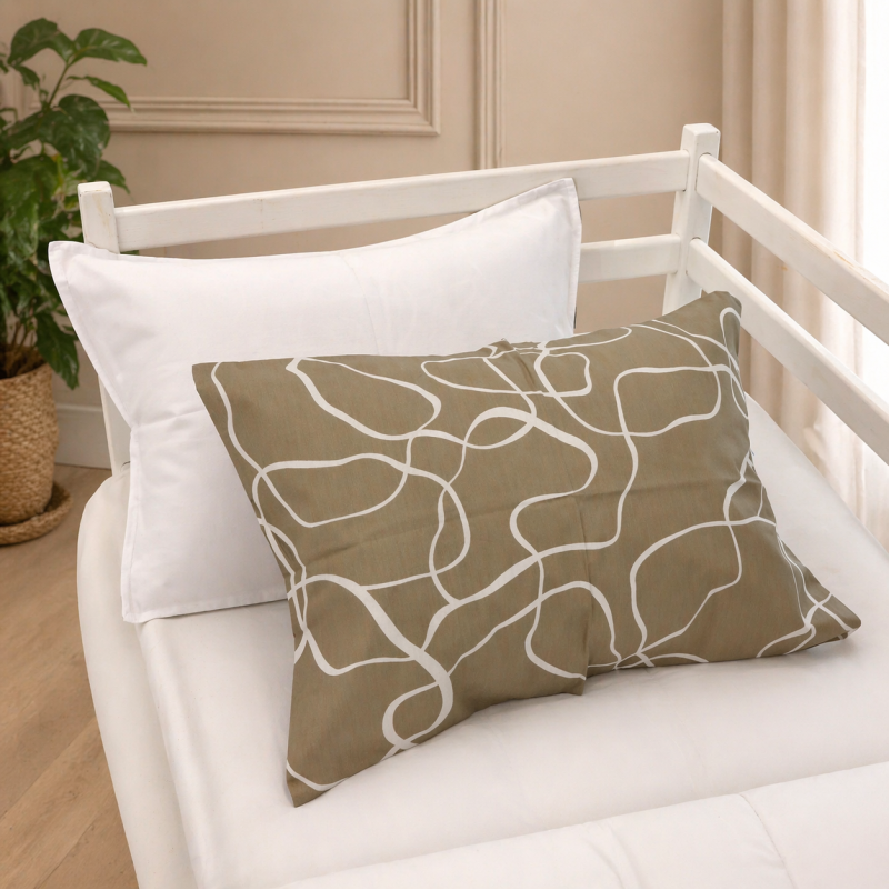 Комплект постельного белья Сатин TEENAGER 22-1459 Minimal Lines beige - 4