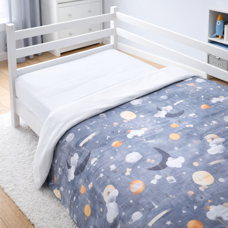 Комплект постельного белья Сатин JUNIOR 22-1468 Dreamy Sky - 7