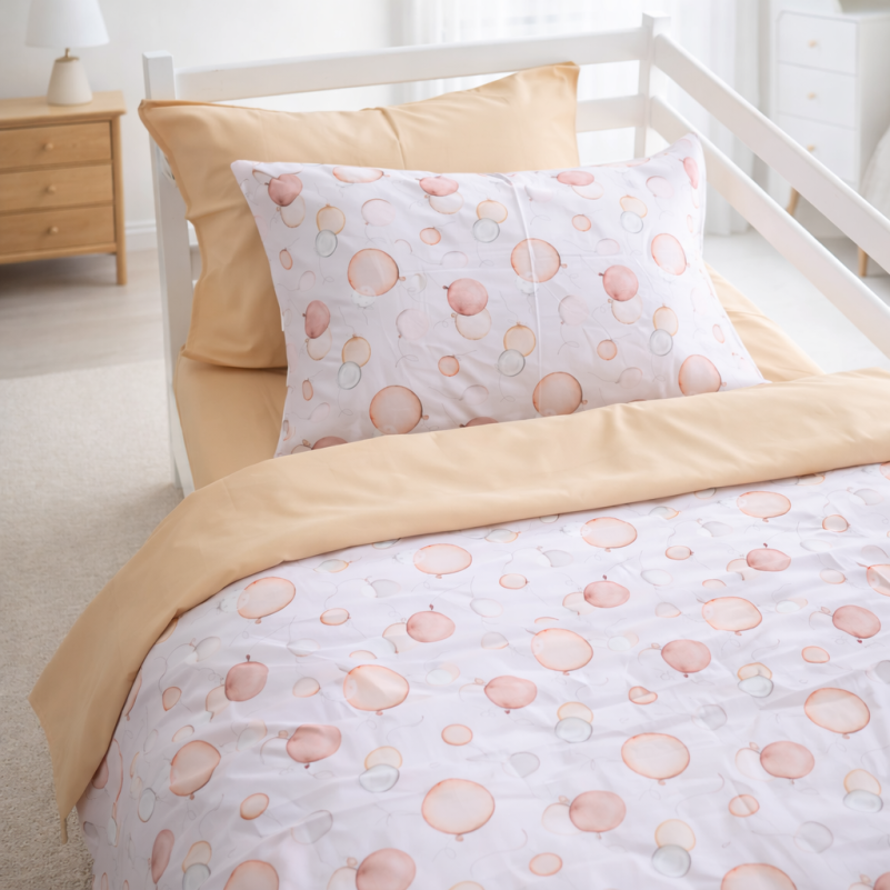 Комплект постельного белья Сатин JUNIOR 22-1469 Happy Balloons