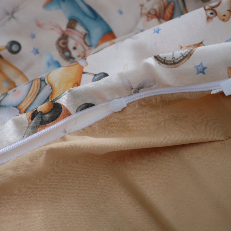 Комплект постельного белья Сатин JUNIOR 22-1473 Flying Friends - 5