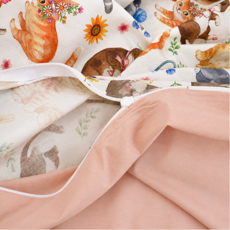 Комплект постельного белья Сатин JUNIOR 22-1475 Kitty Blossom - 5