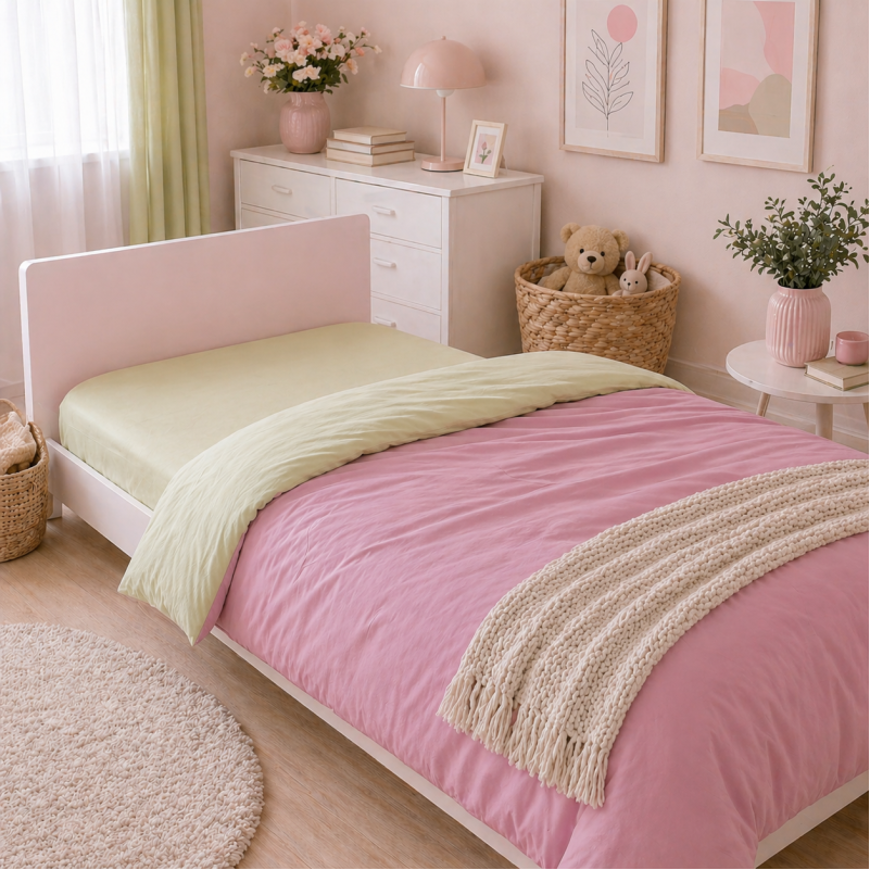 Комплект постельного белья Бязь JUNIOR Batista (12-0525 + 16-3310) - 6