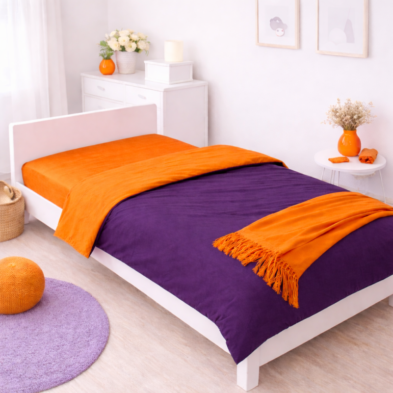 Комплект постельного белья Бязь JUNIOR Christiano (13-1027 + 16-3310) - 6