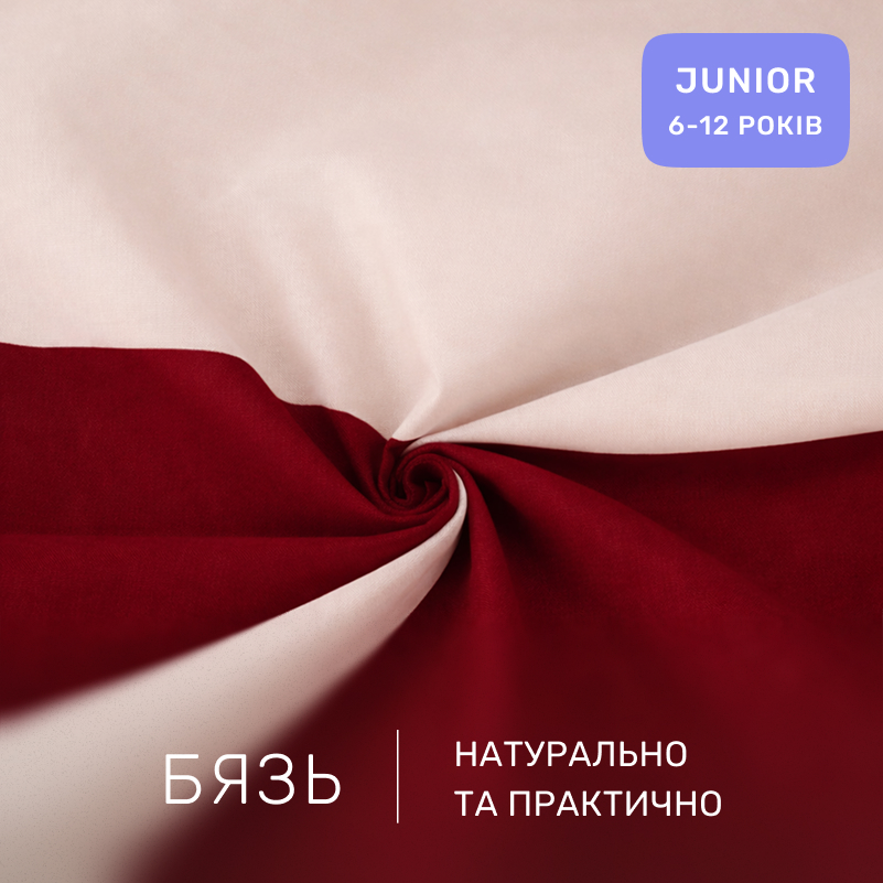 Комплект постельного белья Бязь JUNIOR Fabio (12-0712 + 19-1655) - 1