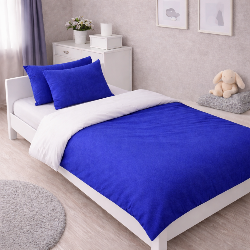 Комплект постельного белья Бязь JUNIOR Pablo Blue(11-2107+19-4150)